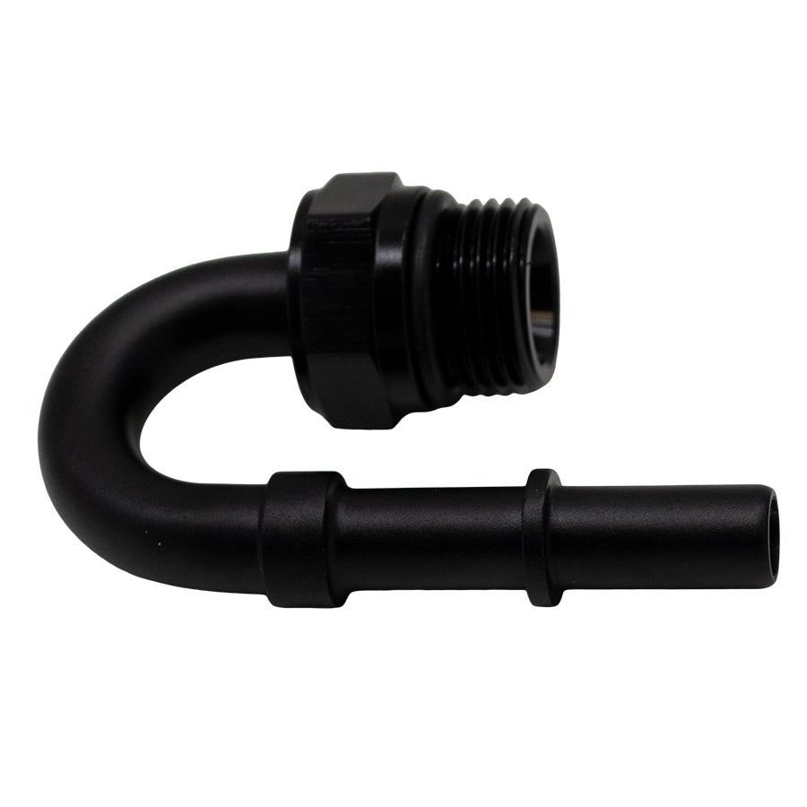 hattanページ 180-Deg. 8AN ORB to 3/8 in EFI Quick Connect – DeatschWerks