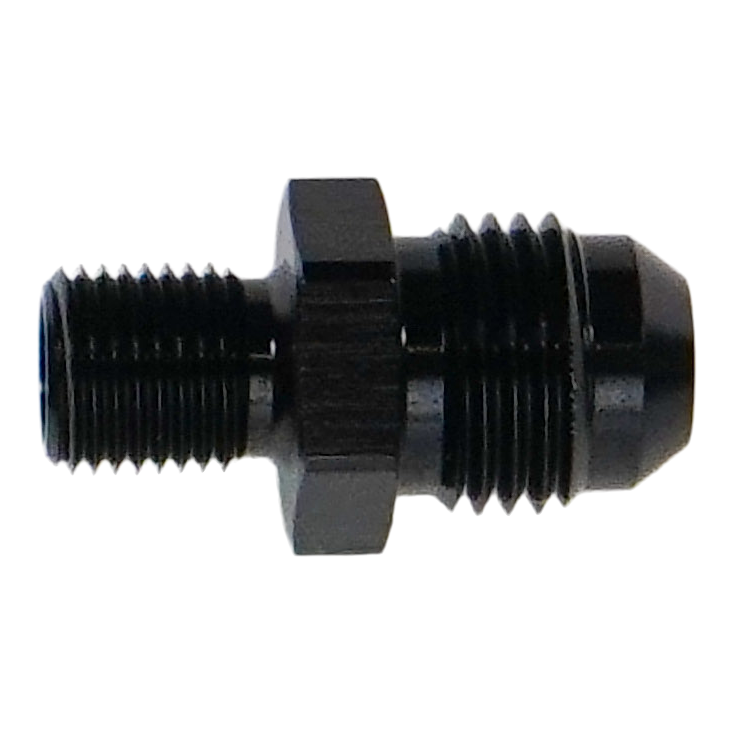 6AN Male Flare to M10 X 1.0 Male Metric
