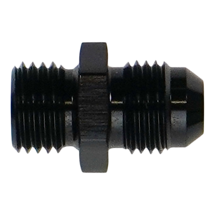 6AN Male Flare to M14x1.5 Male Inverted Flare Adapter