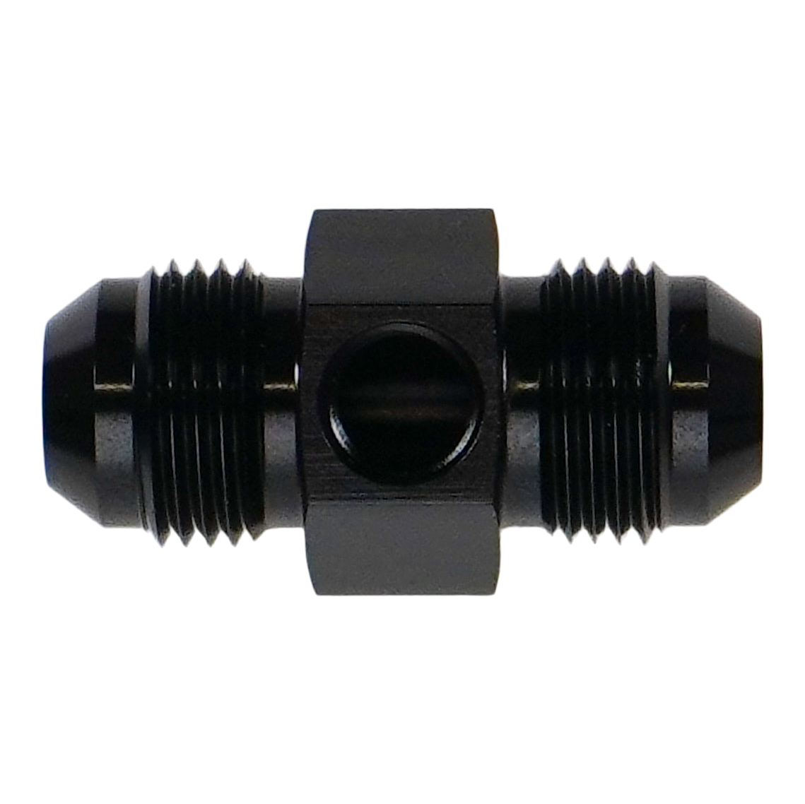 8AN Male Flare Gauge Adapter with 1/8" Gauge Port
