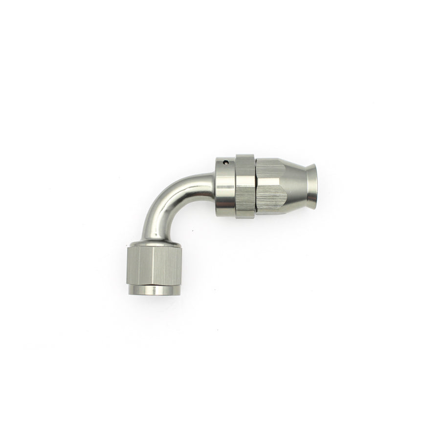 90-Deg. 8AN Swivel PTFE Hose End – DeatschWerks