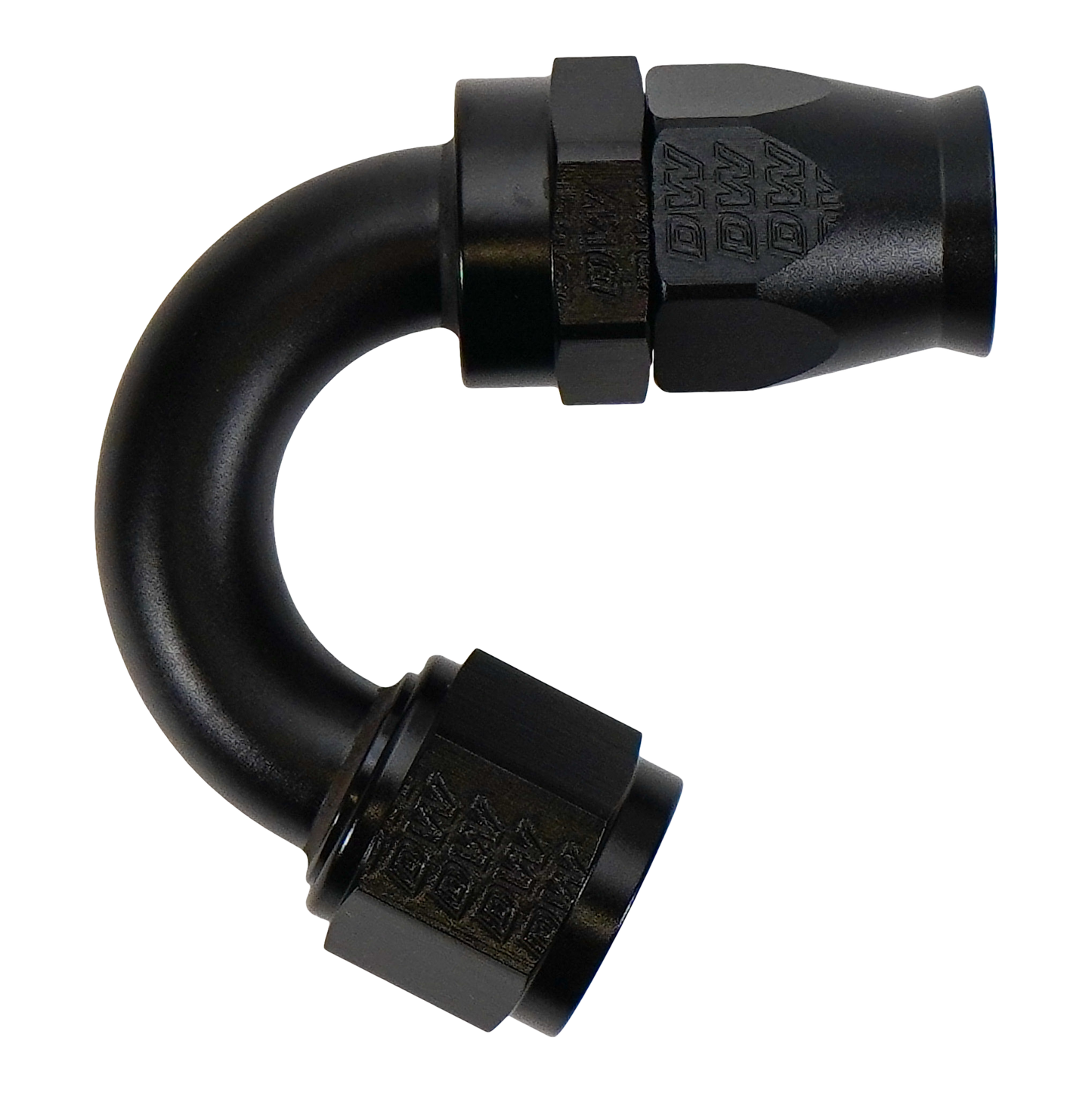 10 AN Female Flare Swivel (Incl Ferule/Olive) 150-degree Hose End PTFE