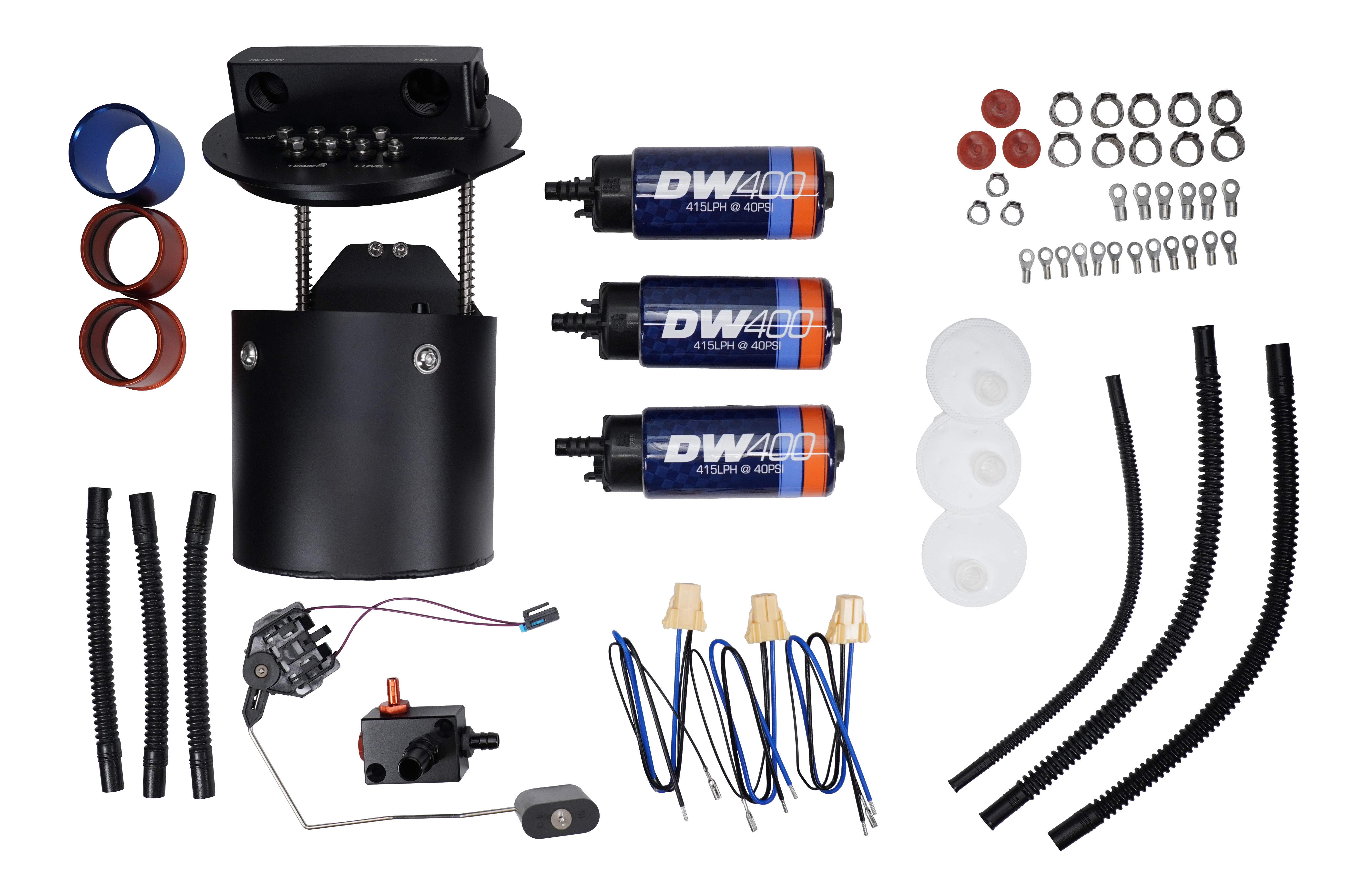 福箱　deviseworks X3 Fuel Pump Module for 2011-24 Ford Mustang – DeatschWerks