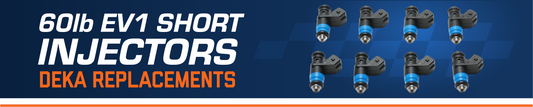 60lb Short DEKA Style Injectors