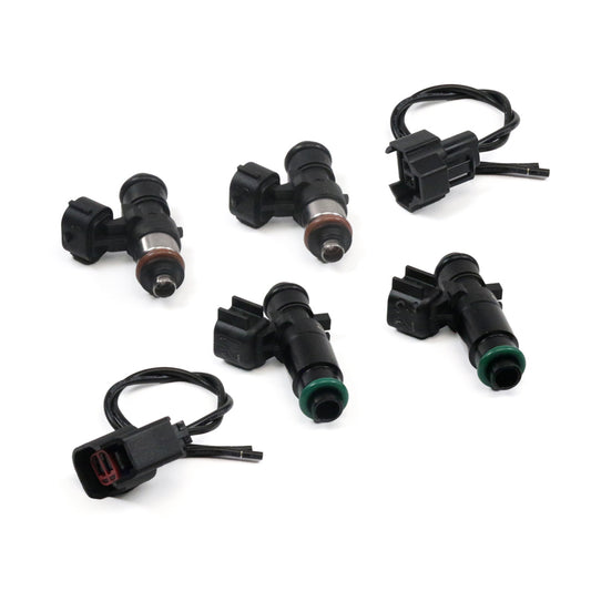 Matched set of 4 fuel injectors/ two 1000cc/min injectors and two 2200cc/min injectors