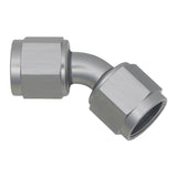 45-Deg. 8AN to 8AN Swivel Coupler