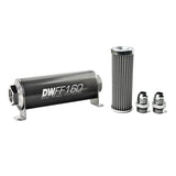-10AN, 100 micron, 160mm In-line fuel filter kit