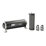 -10AN, 40 micron, 160mm In-line fuel filter kit