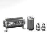 -10AN, 40 micron, 110mm In-line fuel filter kit