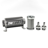3/8 in, 5 micron, 110mm In-line fuel filter kit