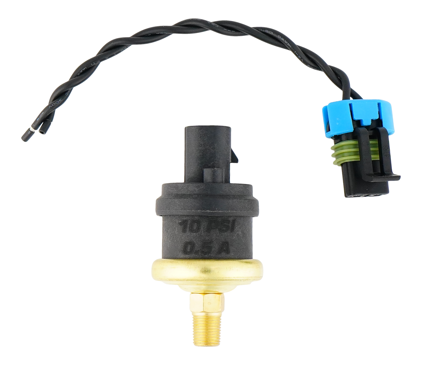 1/8th NPT 10 Psi Adjustable Hobbs Switch with Pigtail