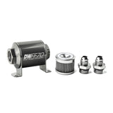 -8AN, 40 micron, 70mm In-line fuel filter kit