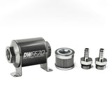 3/8 in, 100 micron, 70mm In-line fuel filter kit