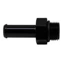 Lot De 2 Adaptateurs Tuyau Carburant 6AN Mâle Vers 5/16" OD - Aluminium 6061-T6 Anodisé Noir, Pour Lignes Rigides - 9