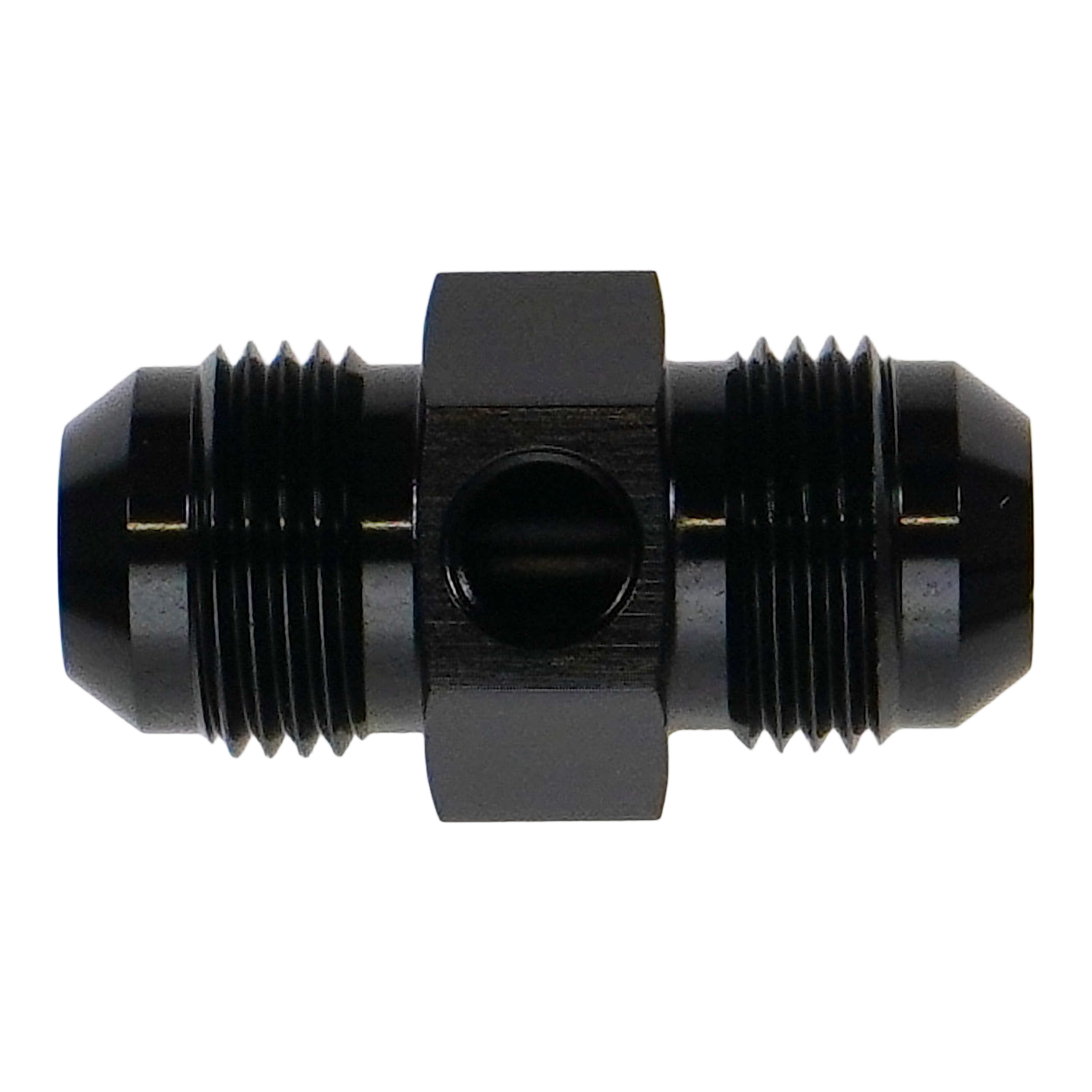10AN Male Flare Gauge Adapter with 1/8" Gauge Port