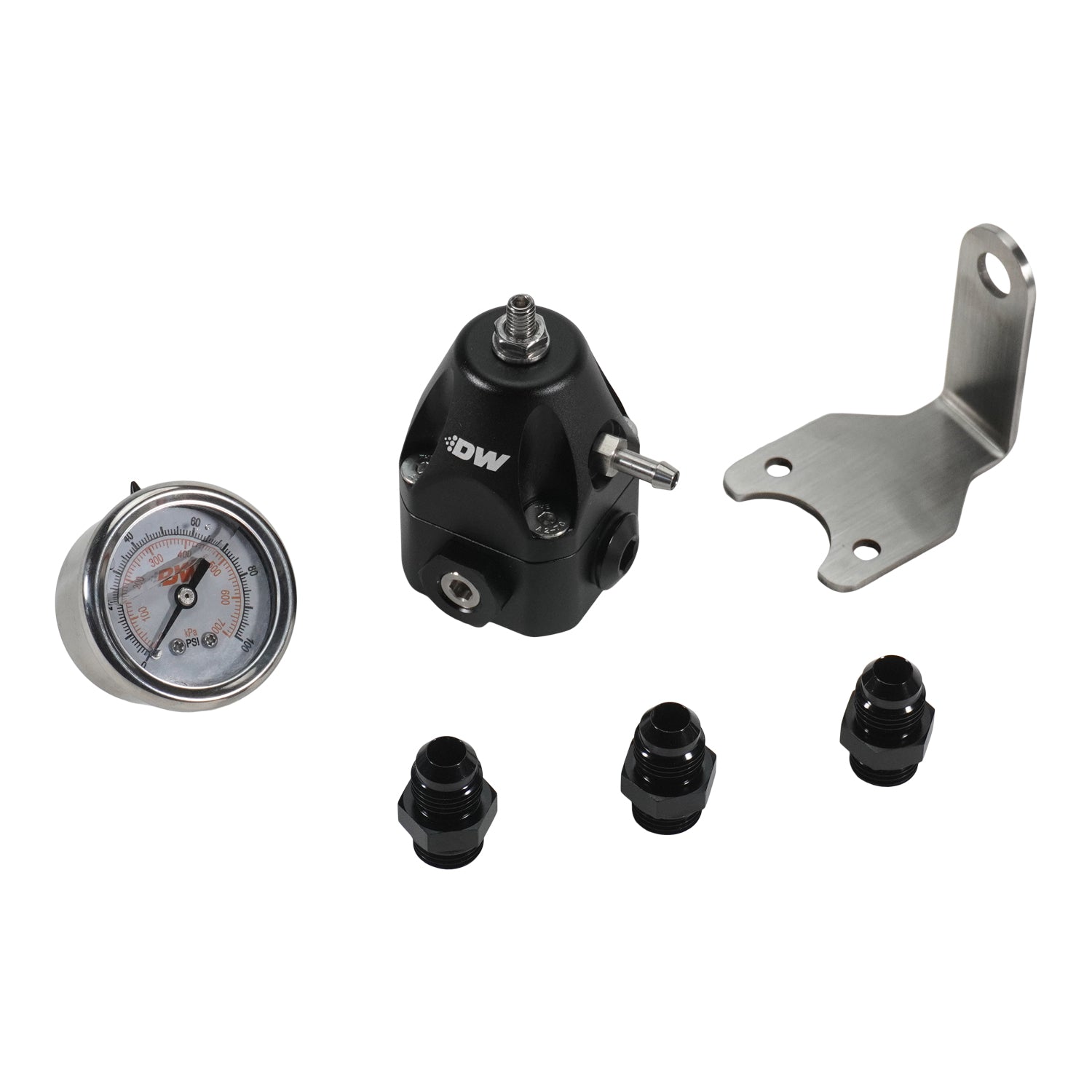 ダブリルサプライ-davrilsupply DWR1000c AFPR + pressure gauge + 6AN fittings – DeatschWerks