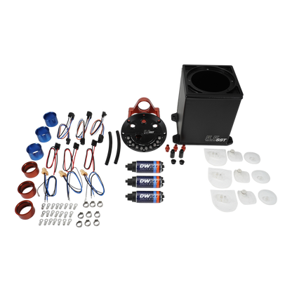 5.5L Staged Surge Tank with 3 DW200 Fuel Pumps