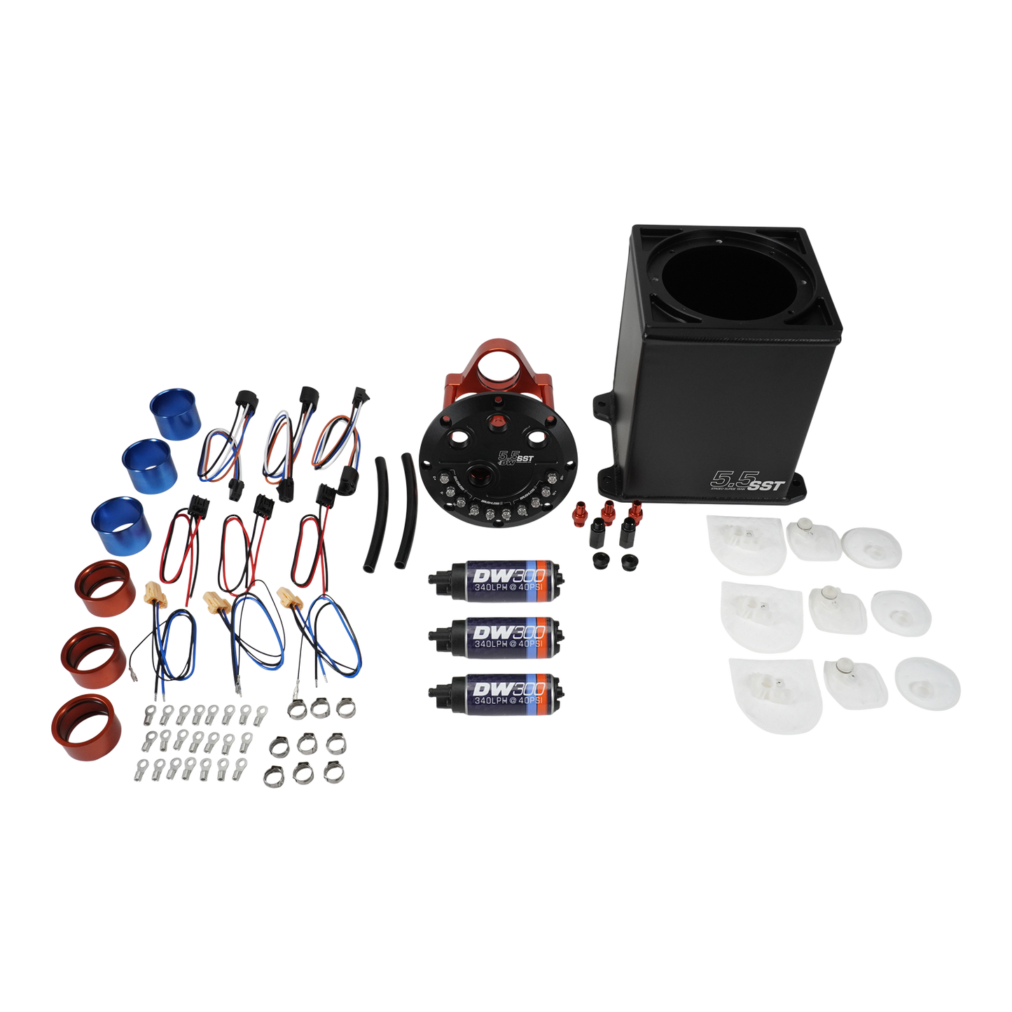 5.5 Staged Surge Tank with 3 DW300 Fuel Pumps