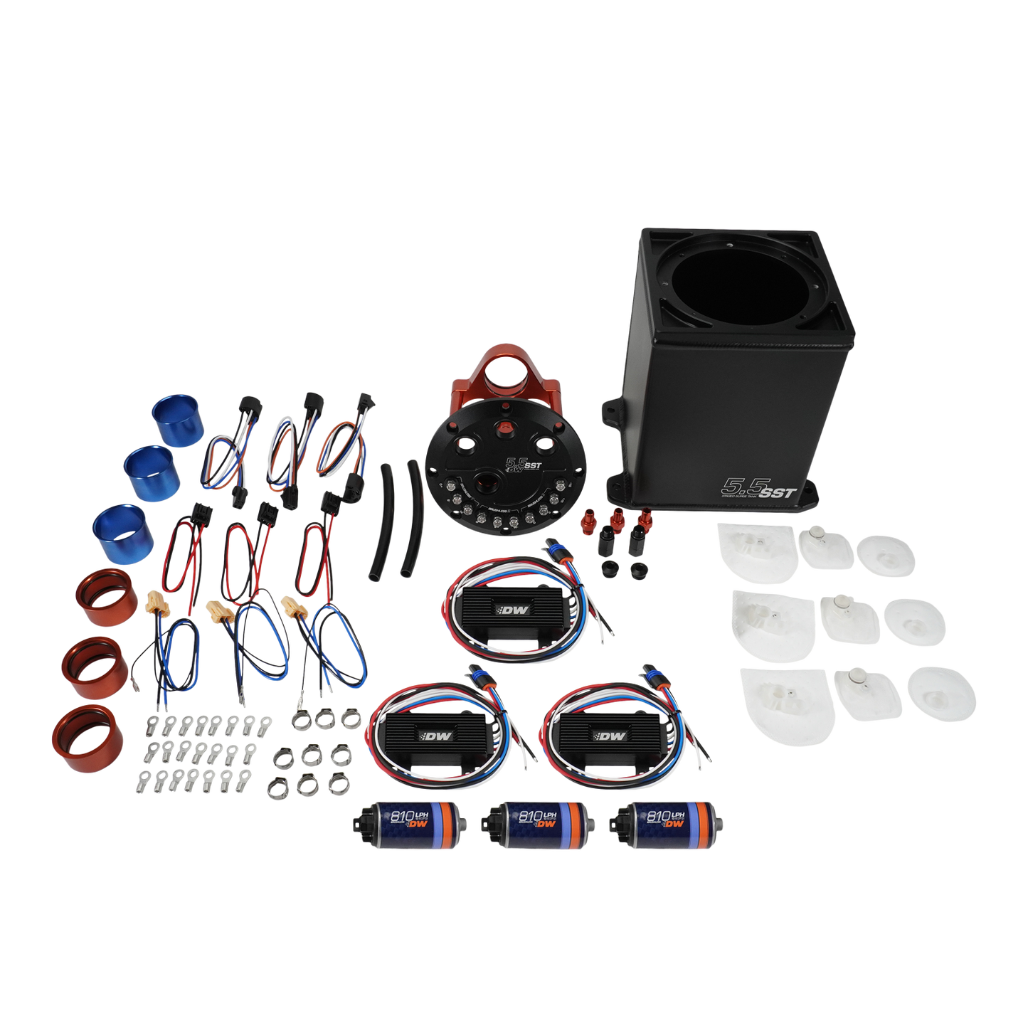5.5L Surge Tank with 3 DW810 Brushless Fuel Pumps