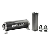 10AN, 10 micron, 160mm In-line fuel filter kit