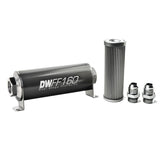 -10AN, 10 micron, 160mm In-line fuel filter kit