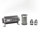-10AN, 5 micron, 110mm In-line fuel filter kit