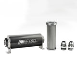 -10AN, 5 micron, 160mm In-line fuel filter kit