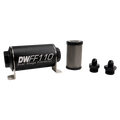 -6AN, 10 micron, 110mm In-line fuel filter kit