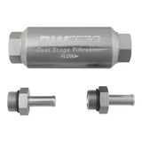 3/8 in, 10 micron, 70mm compact in-line fuel filter kit