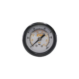 Fuel Pressure Gauge - Liquid Filled White Face with DW Logo