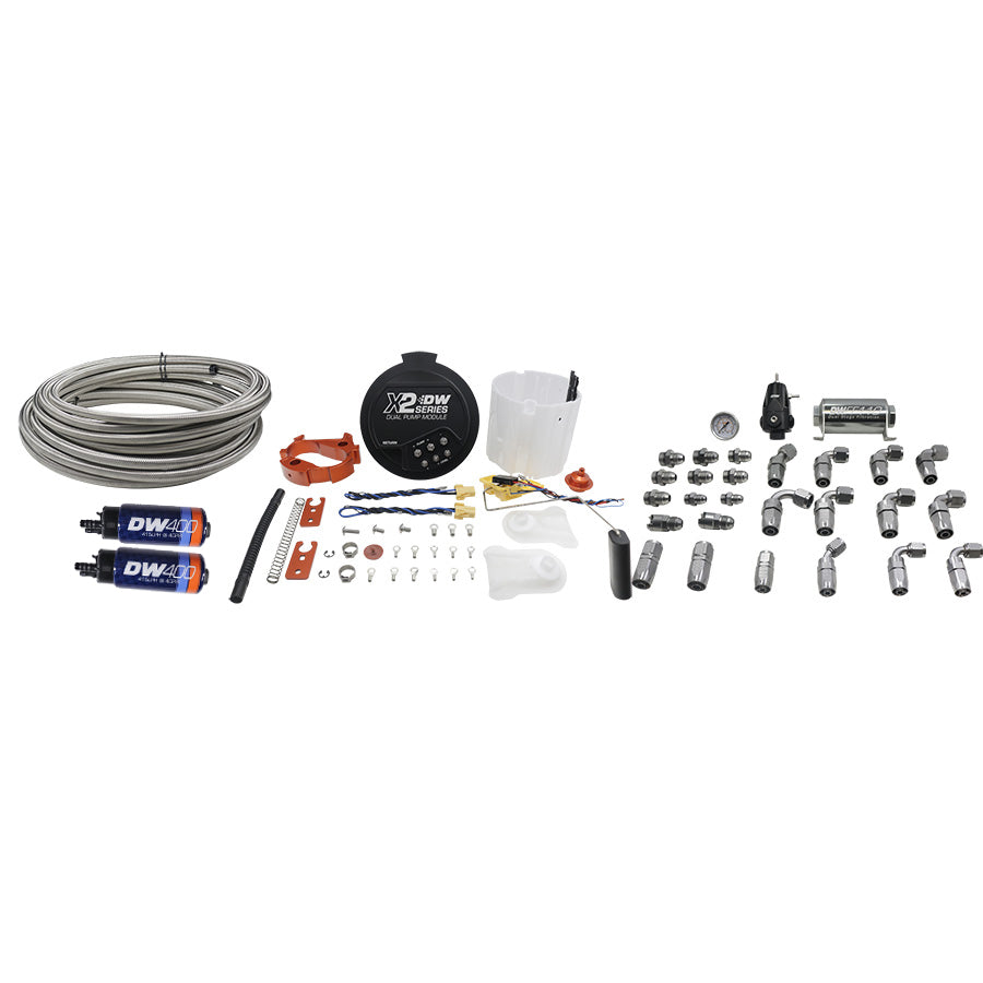 X2 Fuel Pump Module w/DW400 Fuel pumps and PTFE return kit for
