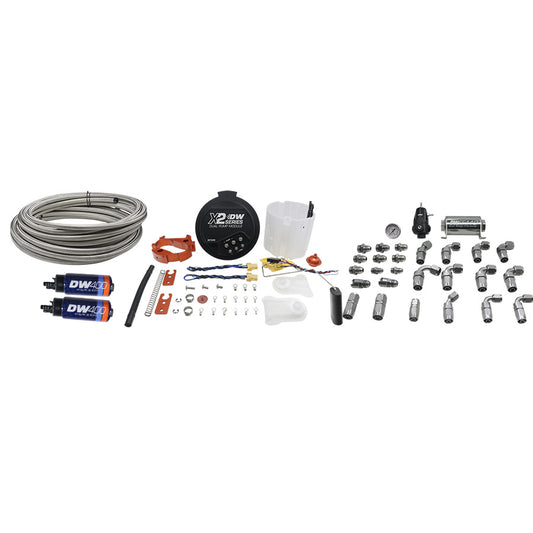 X2 Series Fuel Pump Module w Dual DW400 Pumps & Return Plumbing Kit for 2006-2019 Hemi
