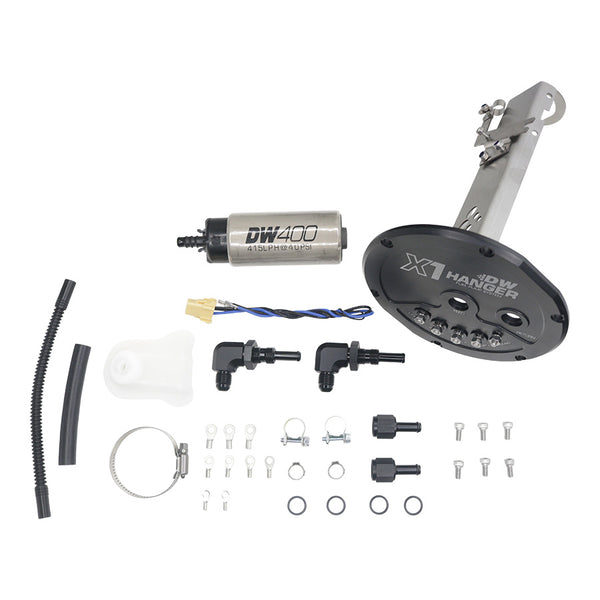 X1 Fuel Pump Hanger w/ DW400 Fuel pump for Nissan S13 – DeatschWerks
