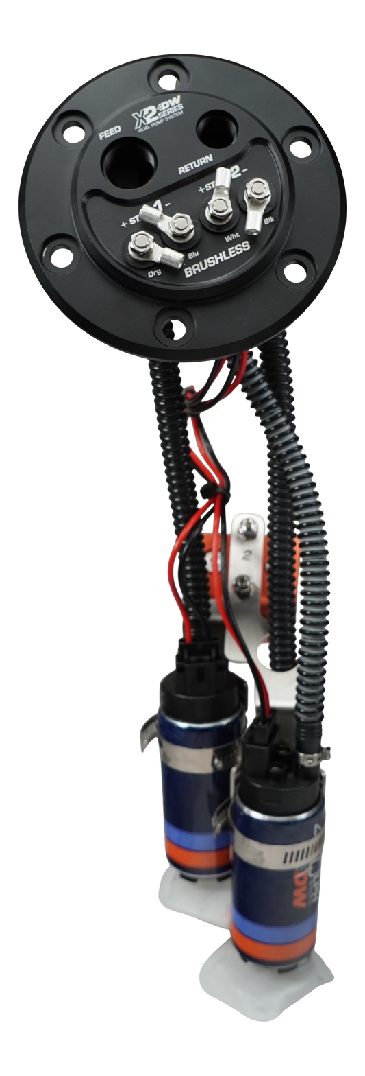 X2 Fuel Pump Hanger w/DW420 Fuel pumps for Honda Civic and Integra