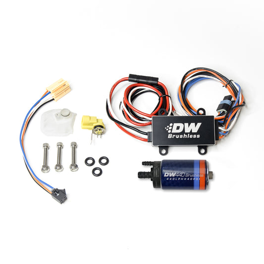440lph in-tank brushless fuel pump w/ 9-0912 install kit + C103 Controller