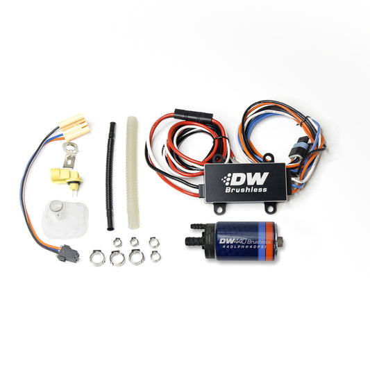 440lph in-tank brushless fuel pump w/ 9-0906 install kit + C102 Controller