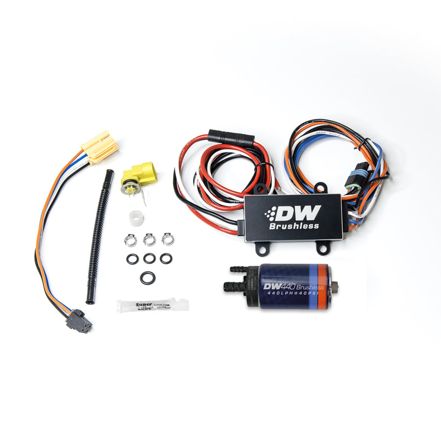 440lph in-tank brushless fuel pump w/ 9-0902 install kit + C103 Controller