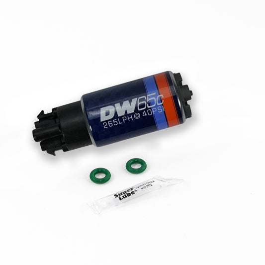 265lph compact fuel pump with clips w/ 1009 install kit