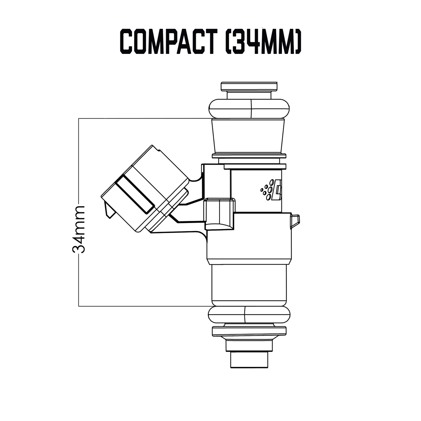 Single Universal Compact Injector (34mm)