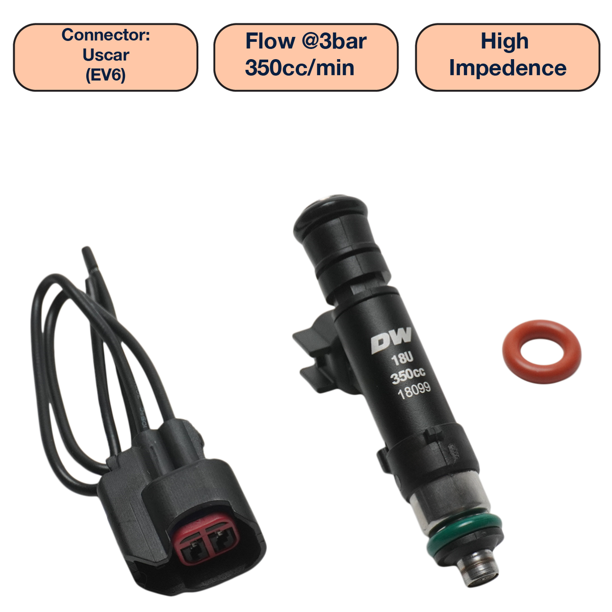 Single Universal Tall Injector (60mm) – DeatschWerks