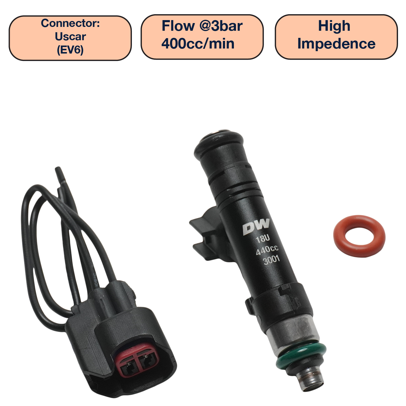 Single Universal Tall Injector (60mm)
