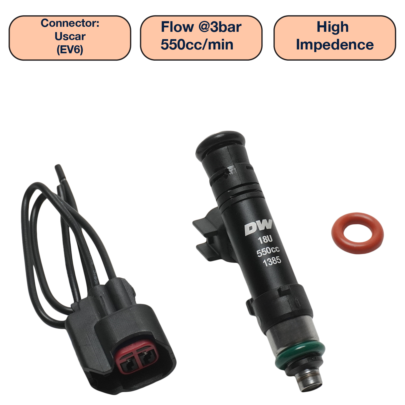 Single Universal Tall Injector (60mm)