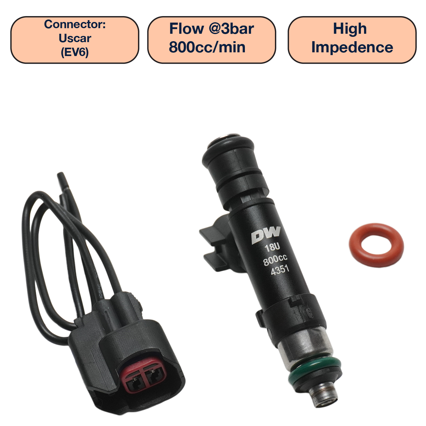 Single Universal Tall Injector (60mm)