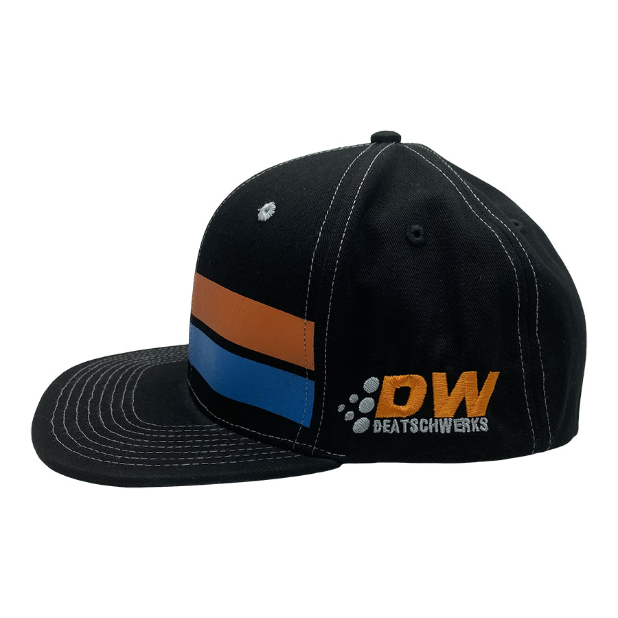 Black Flexible Fitted DW Hat