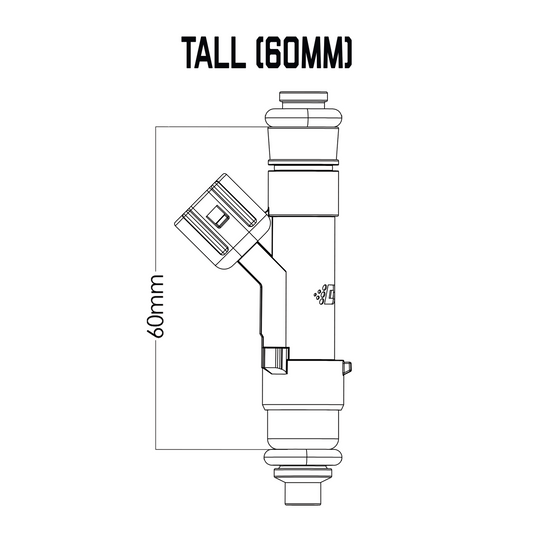 Single Universal Tall Injector (60mm)