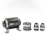 10AN, 5 micron, 70mm In-line fuel filter kit