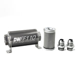 -10AN, 10 micron, 110mm In-line fuel filter kit