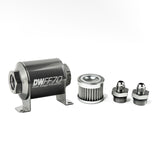 -6AN, 5 micron, 70mm In-line fuel filter kit
