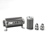 -8AN, 40 micron, 110mm In-line fuel filter kit