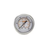 Fuel Pressure Gauge - White Face with DW Logo